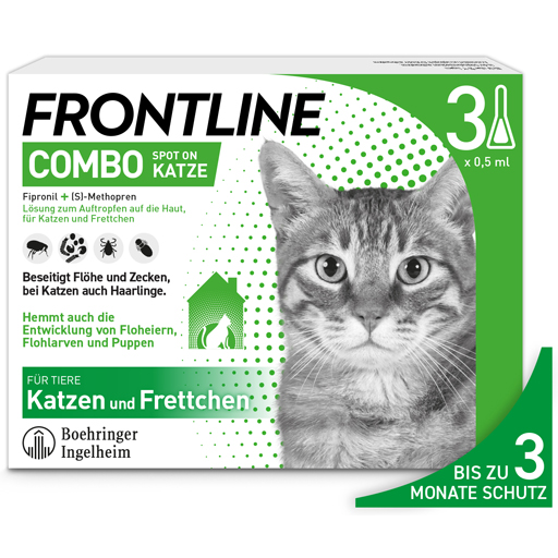 FRONTLINE Combo Spot on Katze Lsg.z.Auft.a.Haut  3 St  Lösung