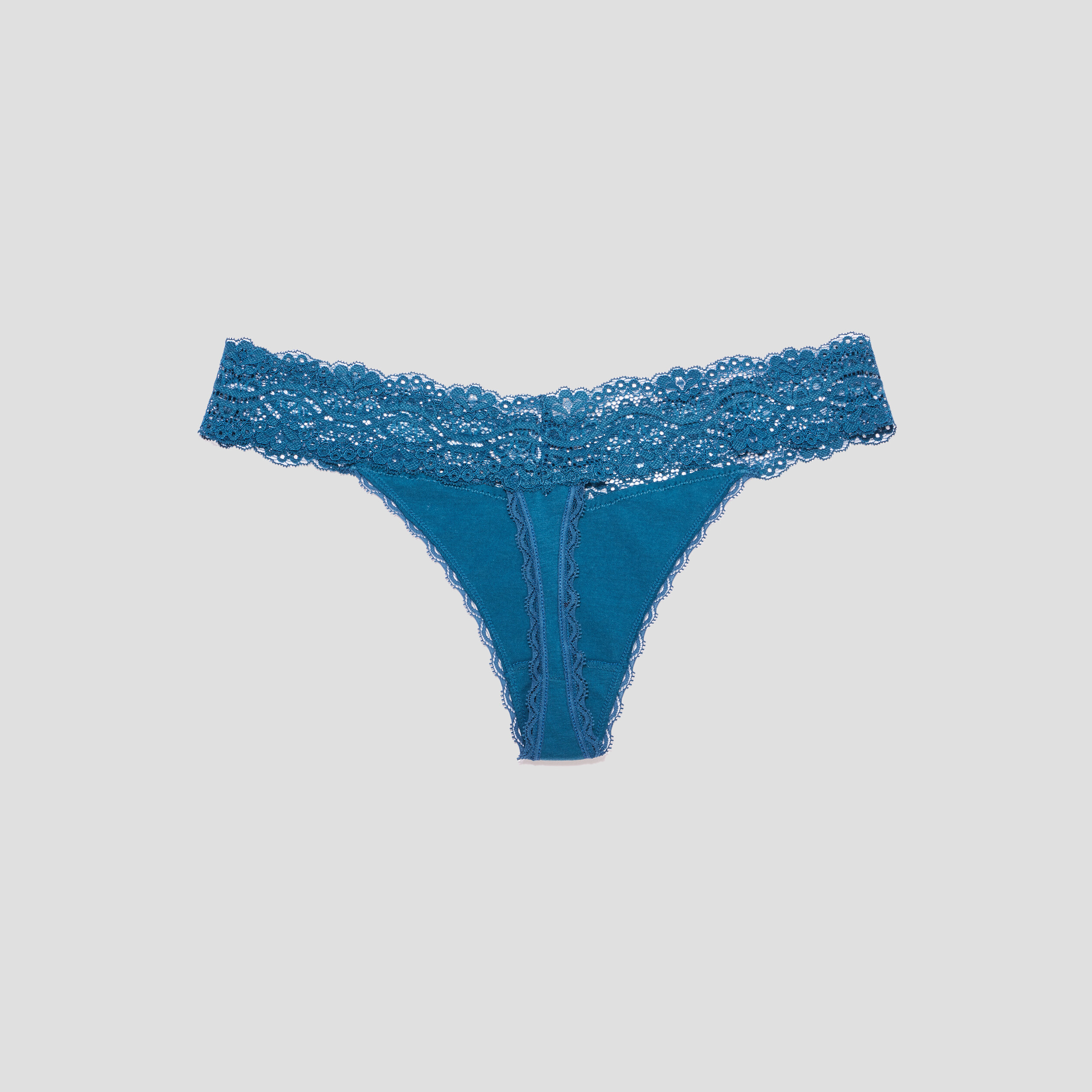 Lot 3 strings en coton rose poudrée femme | La Halle