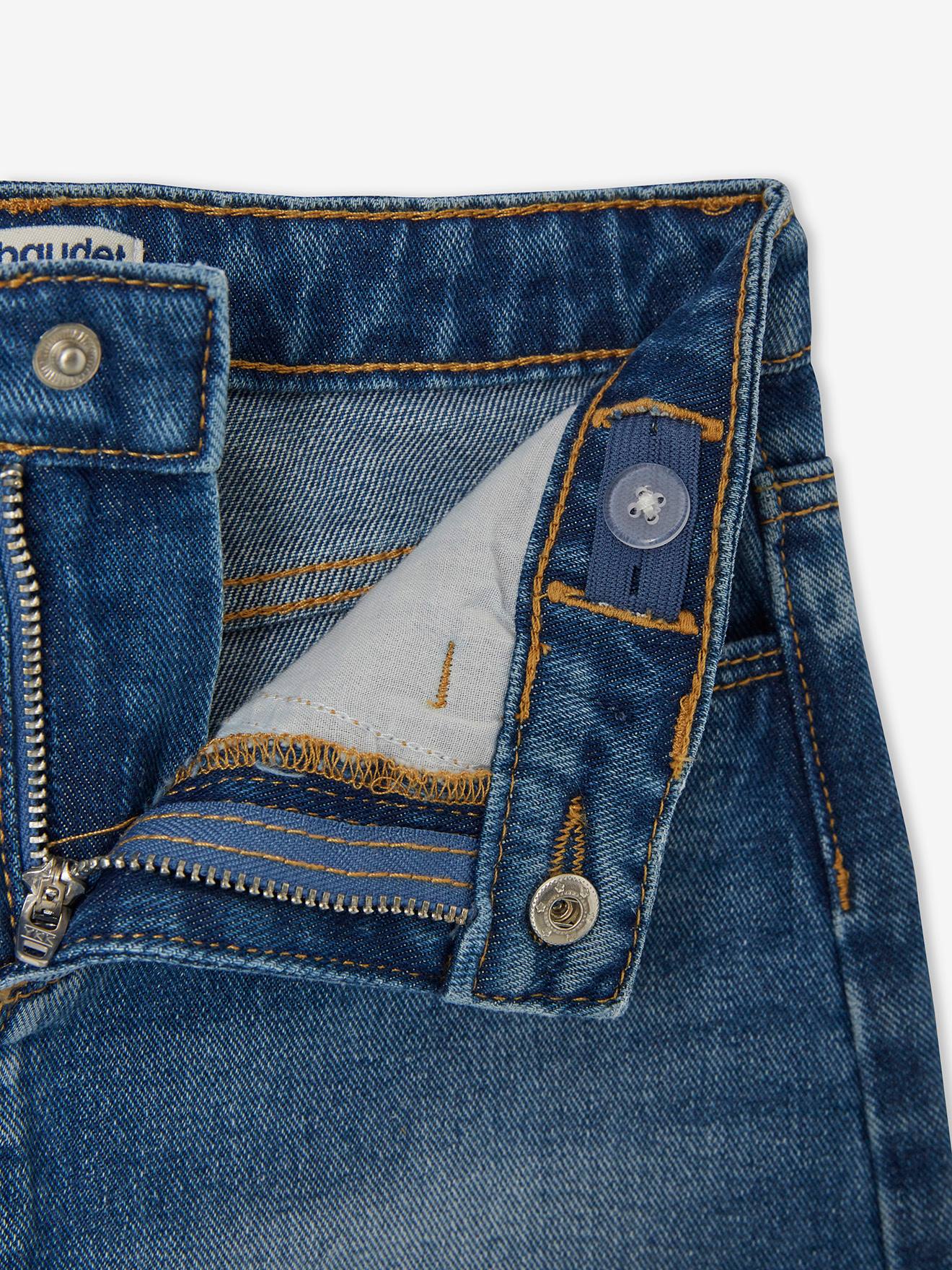 Vertbaudet Mädchen Jeansrock BASIC Oeko-Tex - blue stone