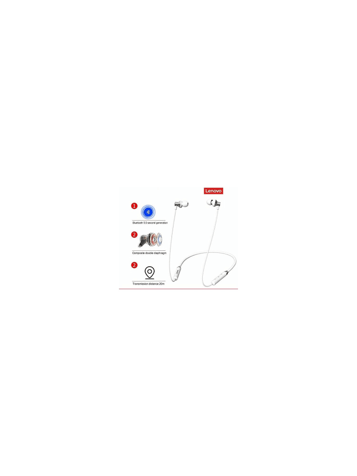 Lenovo Lenovo AudioFlex 10X In-Ear Bluetooth Kopfhörer | Weiß in Weiß günstig kaufen onesize