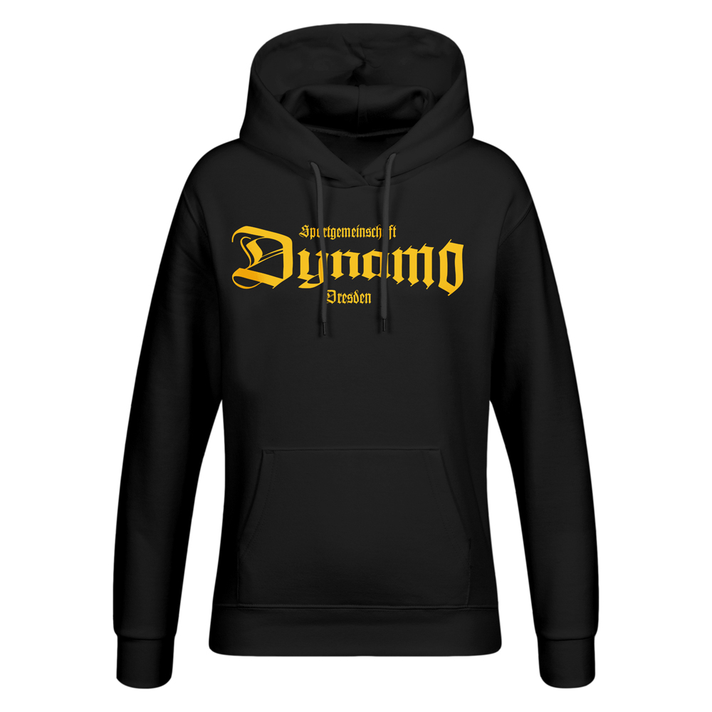 Herren Kapuzensweater old school schwarz