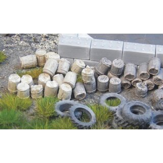 1:87 alte Holzfässer Assortment (88)