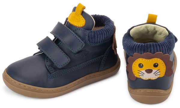 Balducci ~ MidCut Klettschuh Leder ~ Löwe Blau