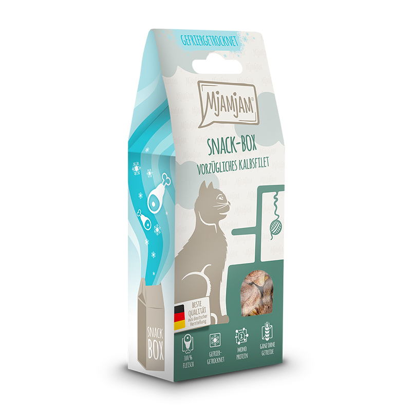MjAMjAM Snacks MjAMjAM Snack-Box vorzügliches Kalbsfilet, 35 g