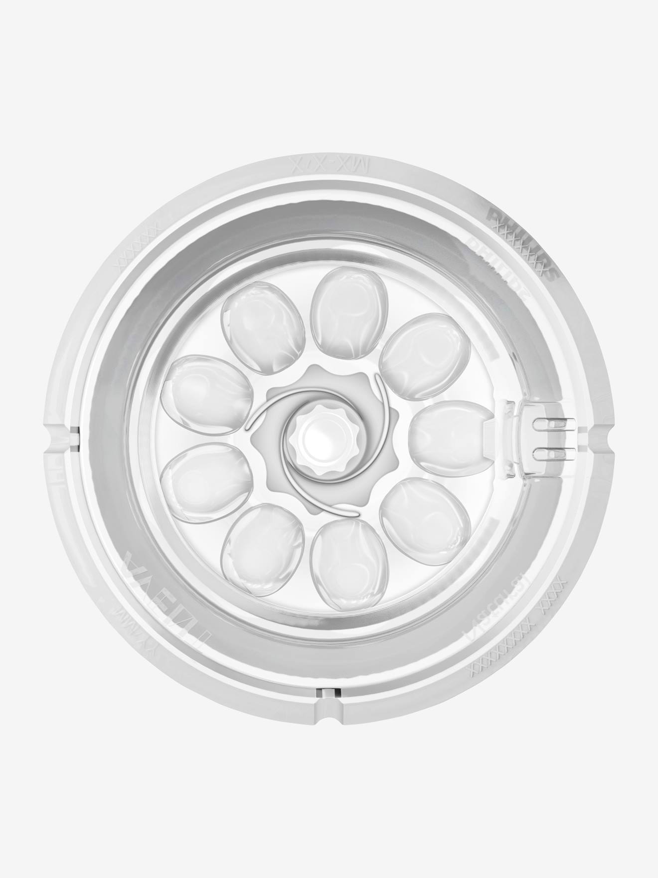 Lot de 2 tétines Philips AVENT Natural, 5 débits transparent