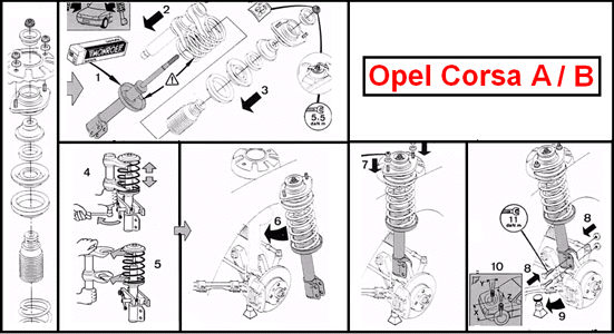 Stoßdämpfer Opel VA, 1 Stück - ATU
