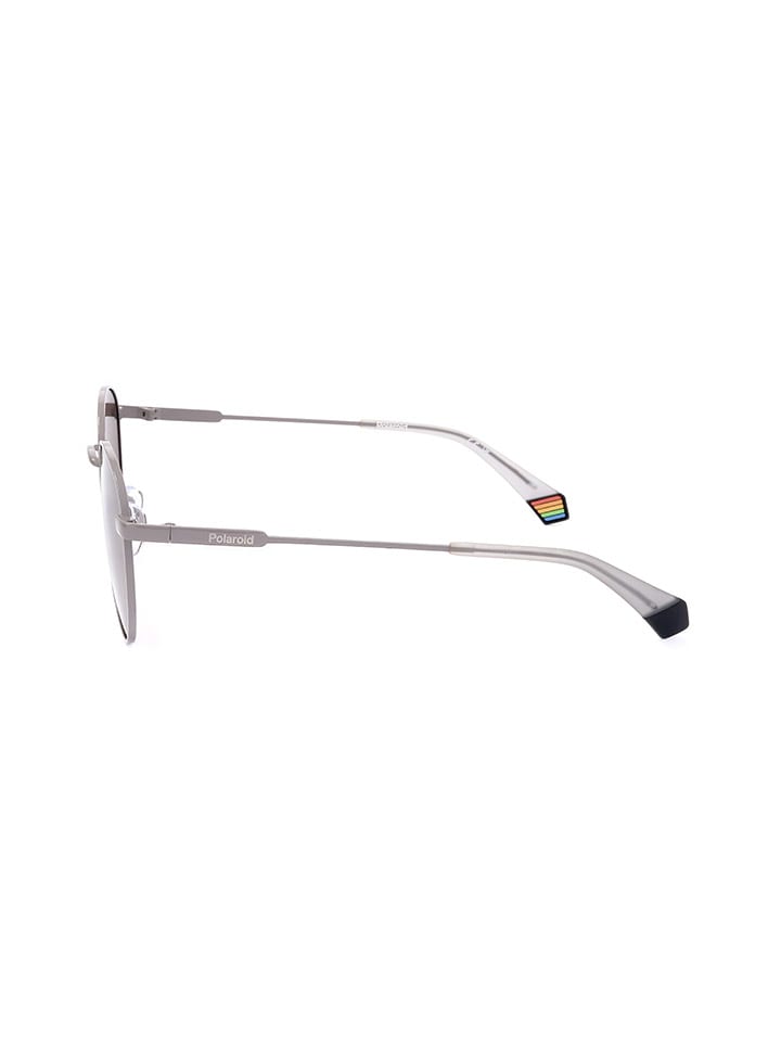 Polaroid Unisex-Sonnenbrille in Silber/ Hellbraun günstig kaufen 51