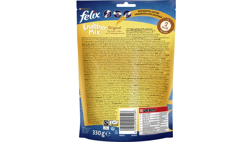 PURINA FELIX KNABBERMIX Original Huhn 330 g
