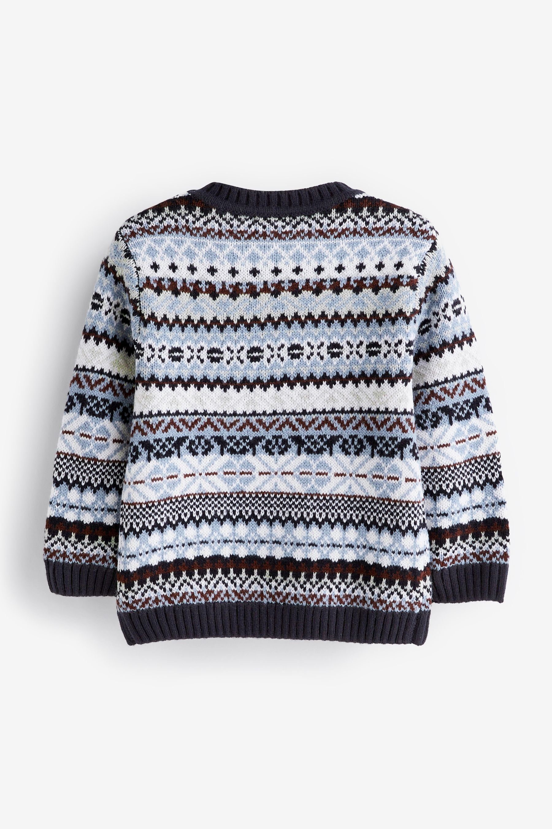 Next Rundhalspullover Norwegepullover mit Rundhalsausschnitt (1-tlg)
