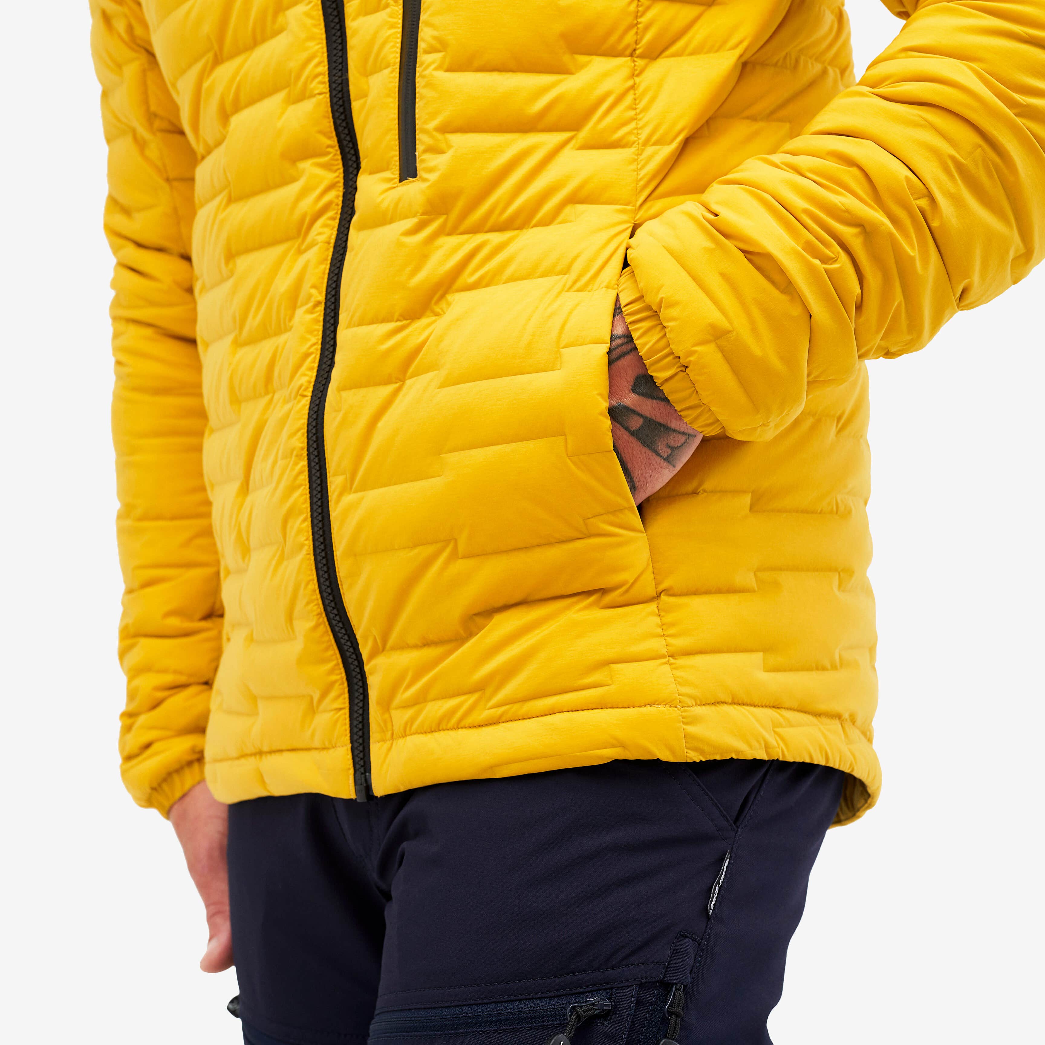 Flex Down Jacket Homme Lemon Curry