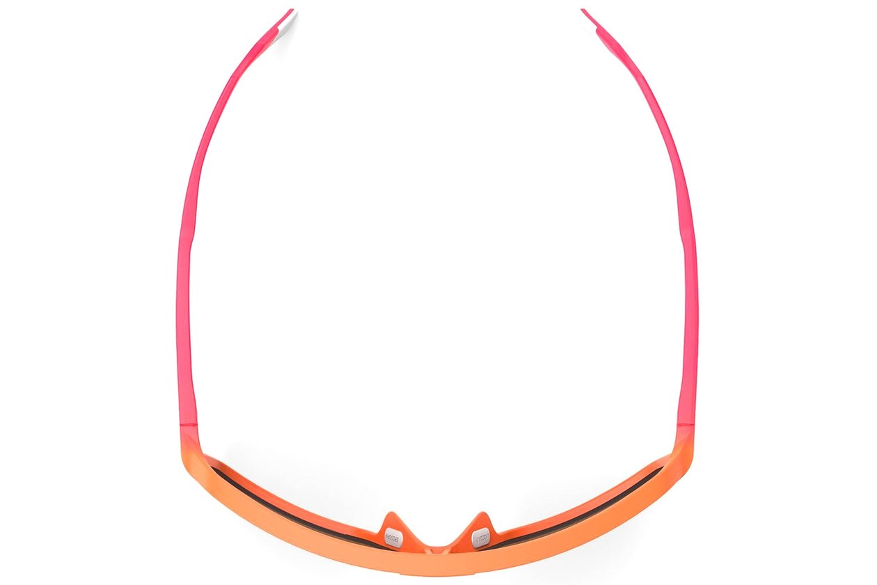 Rudy Project Spinshield Mandarin Fade Coral Matte - Multilaser Red