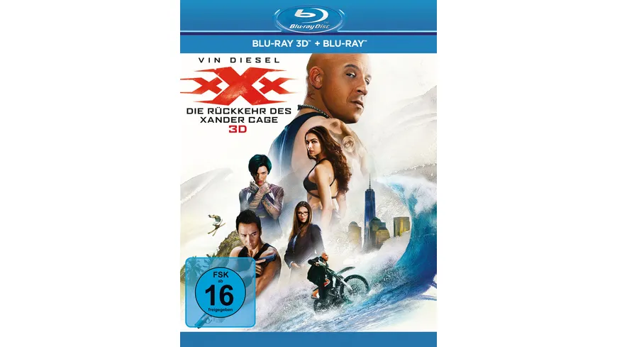 xXx - Die Rückkehr des Xander Cage  (3D + 2D Blu-ray)