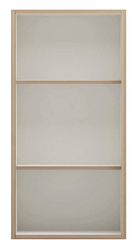 Bisley Möbelsystem BOB Fach offen mit 2 Fachböden Weiß 400 x 380 x 800 mm