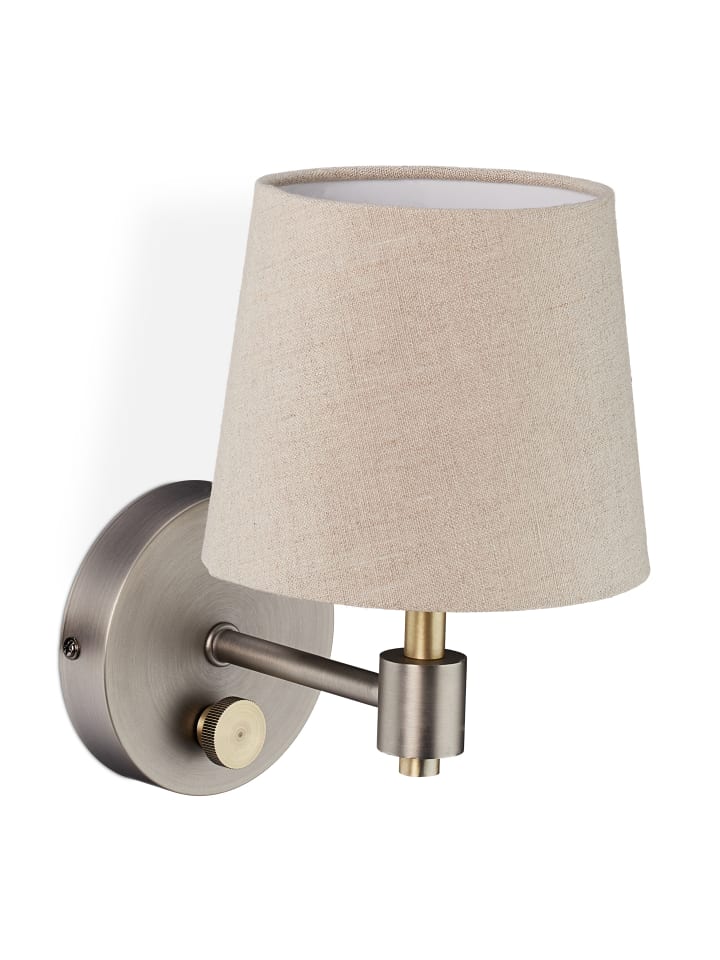 relaxdays Wandlampe in Beige günstig kaufen onesize