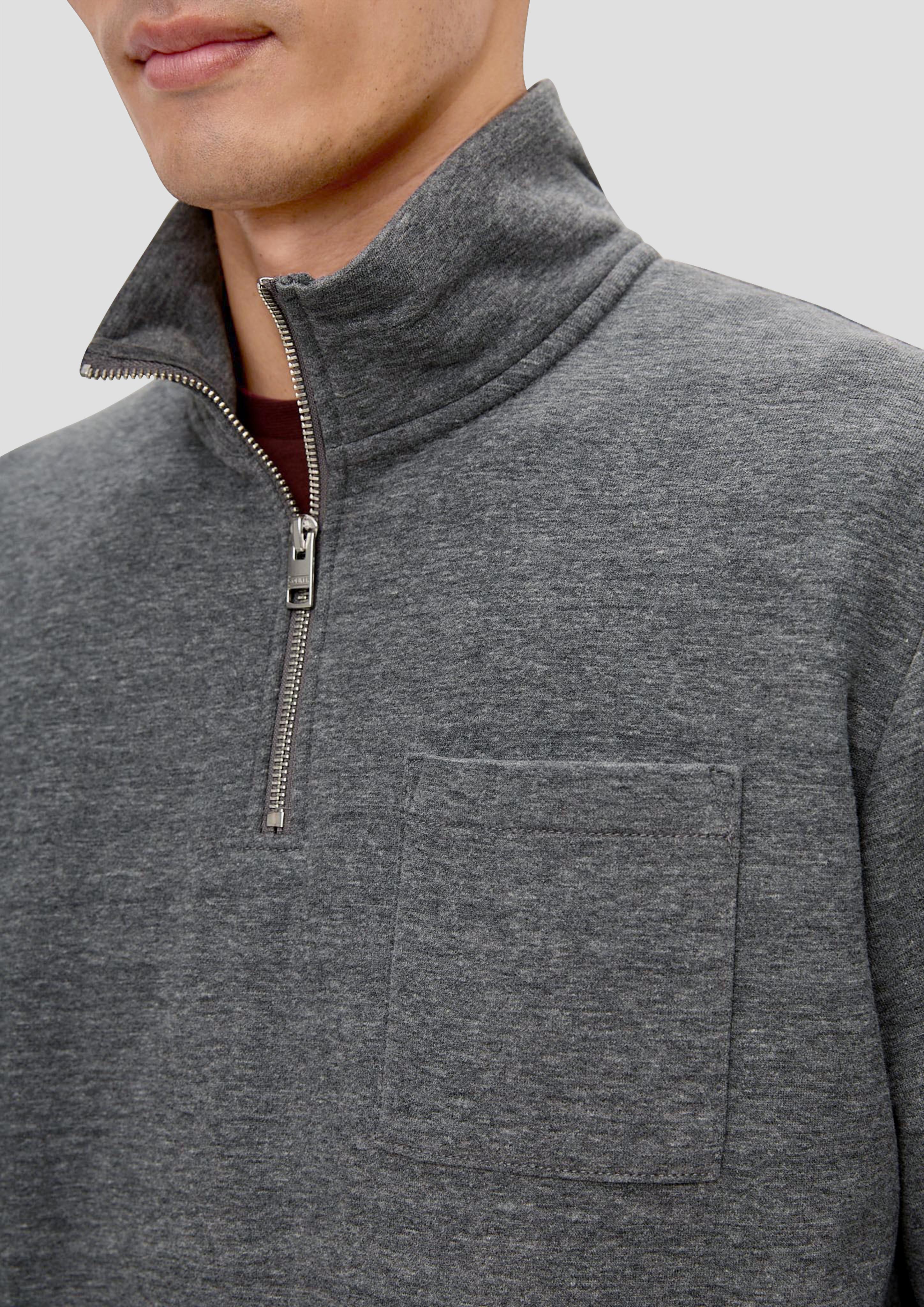 Sweatshirt mit Brusttasche  2135755-9730