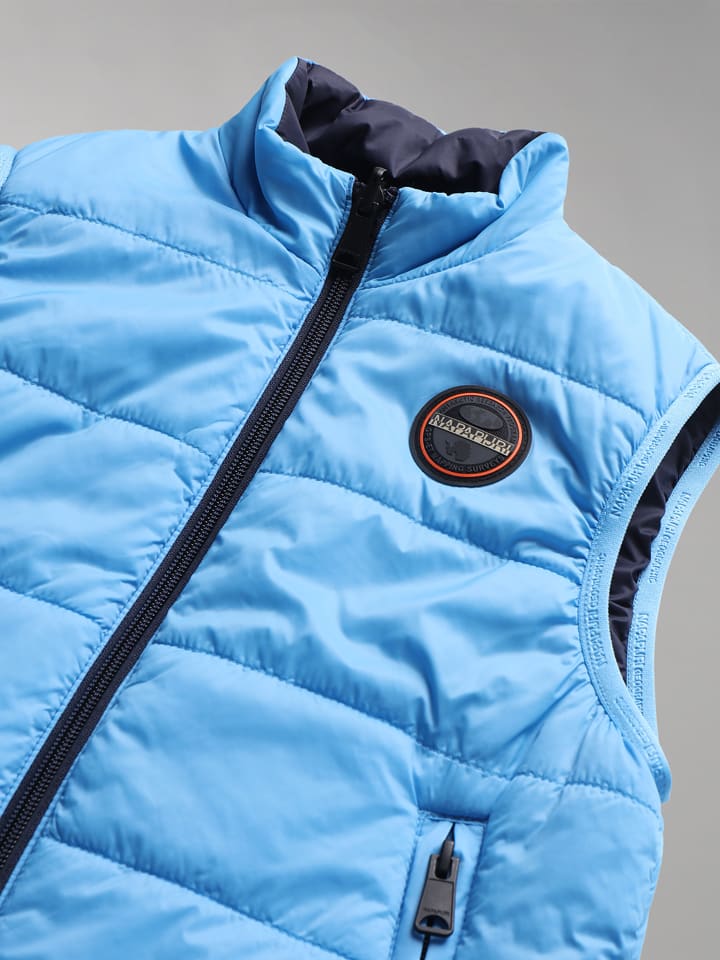 Napapijri Wende-Steppweste in Hellblau/ Dunkelblau günstig kaufen