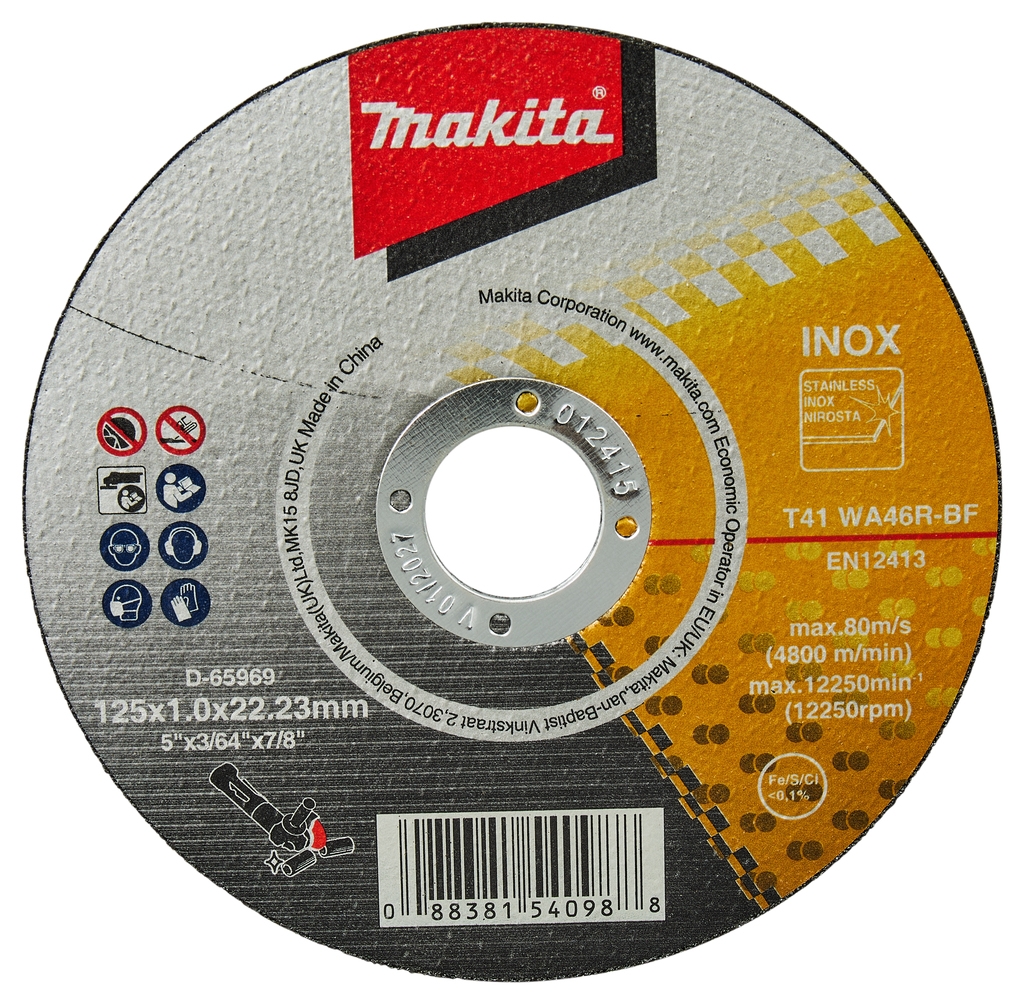 Makita Zubehör D-65969-50 Edelstahl-Trennscheibe Großpackung