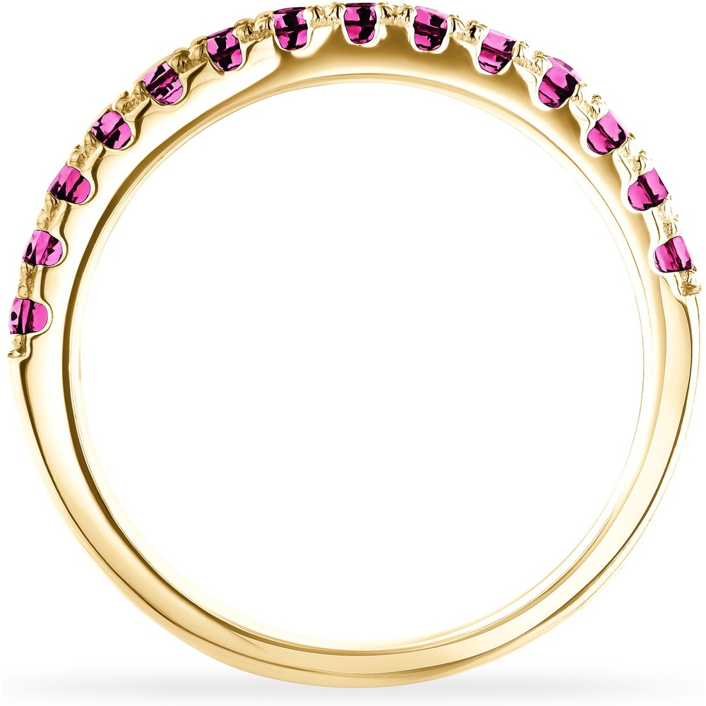 FAVS Bague pour femme Acier inoxydable rose, or rose Bague