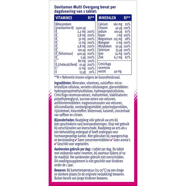 Davitamon Multi Menopauza All-in-1 Multitabletta 60 db