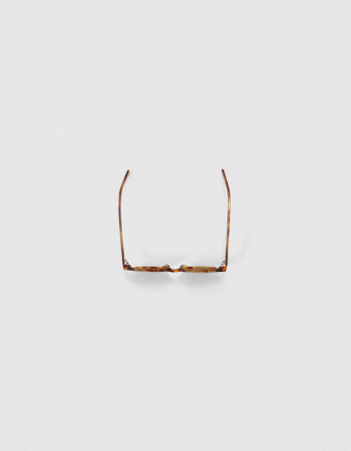 Lunettes solaires mixte écaille miel