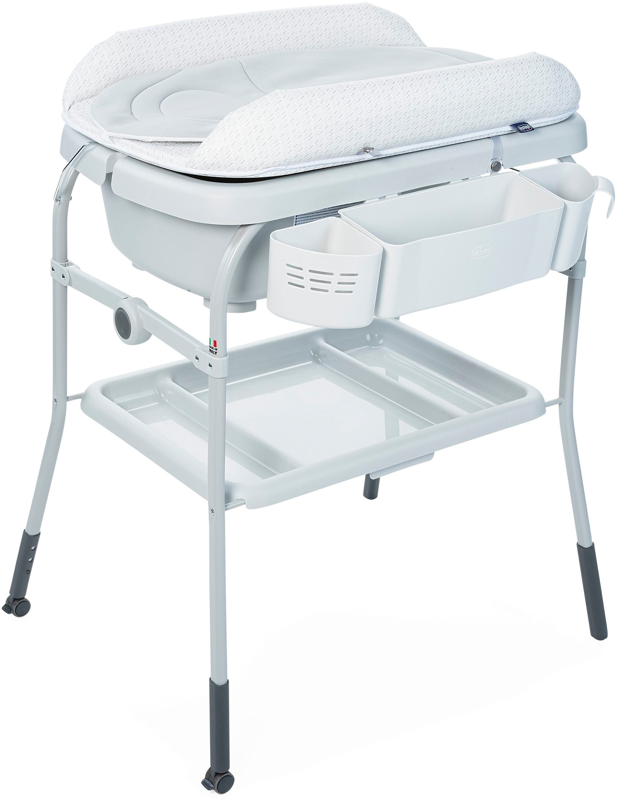 Chicco Wickeltisch Bade-/Wickelkombination Cuddle & Bubble, Dots, Made in Europe