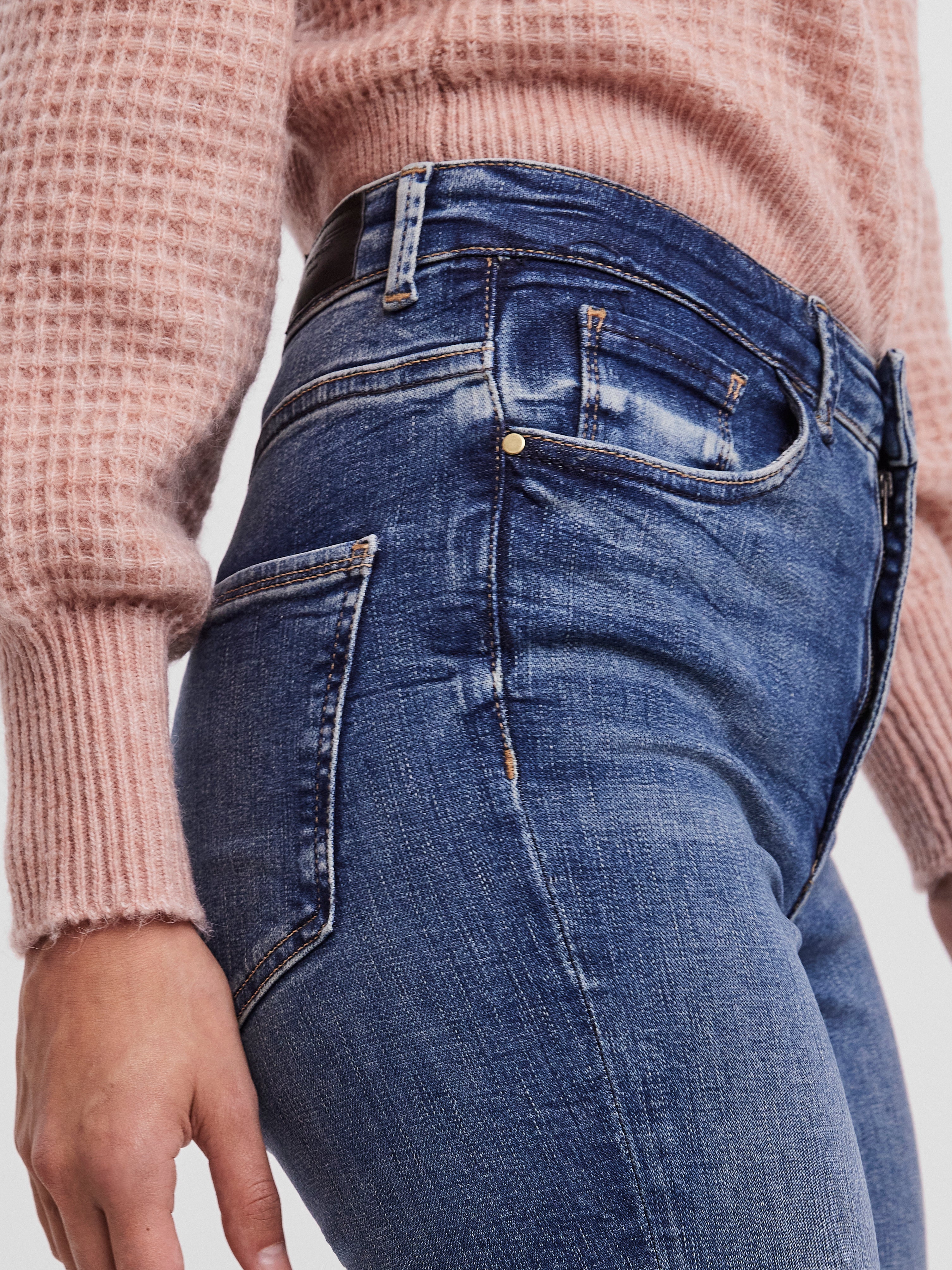 VMSOPHIA Hohe Taille Skinny Fit Jeans