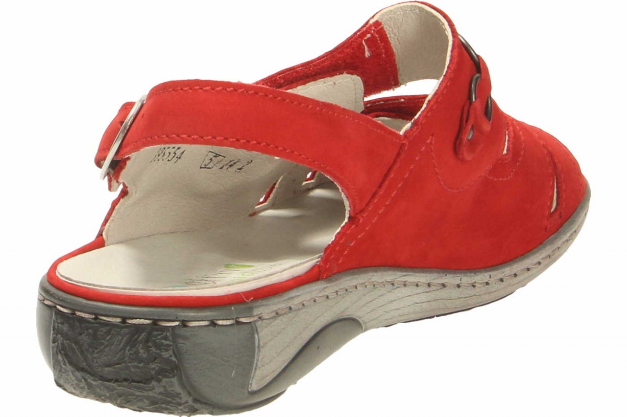 WALDLÄUFER Komfort Sandalen rot