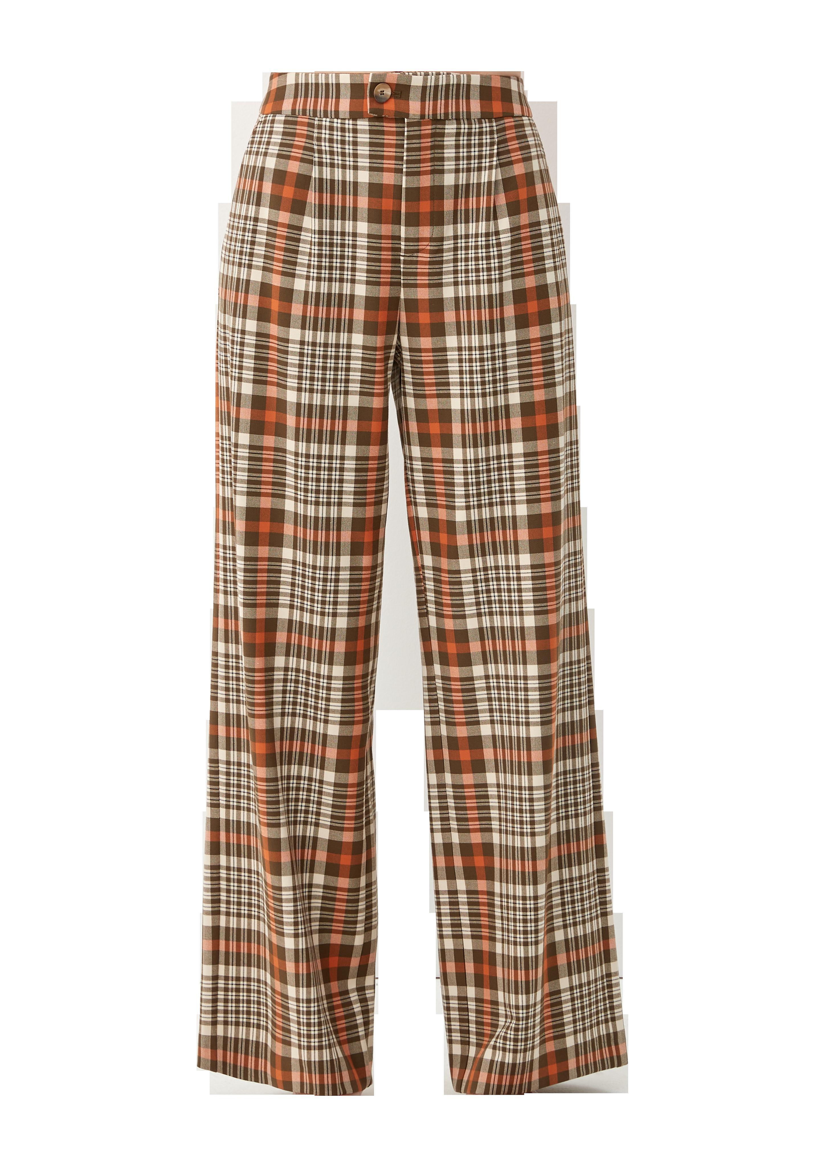 Regular: Karierte Wide leg-Hose  2121388-79N4