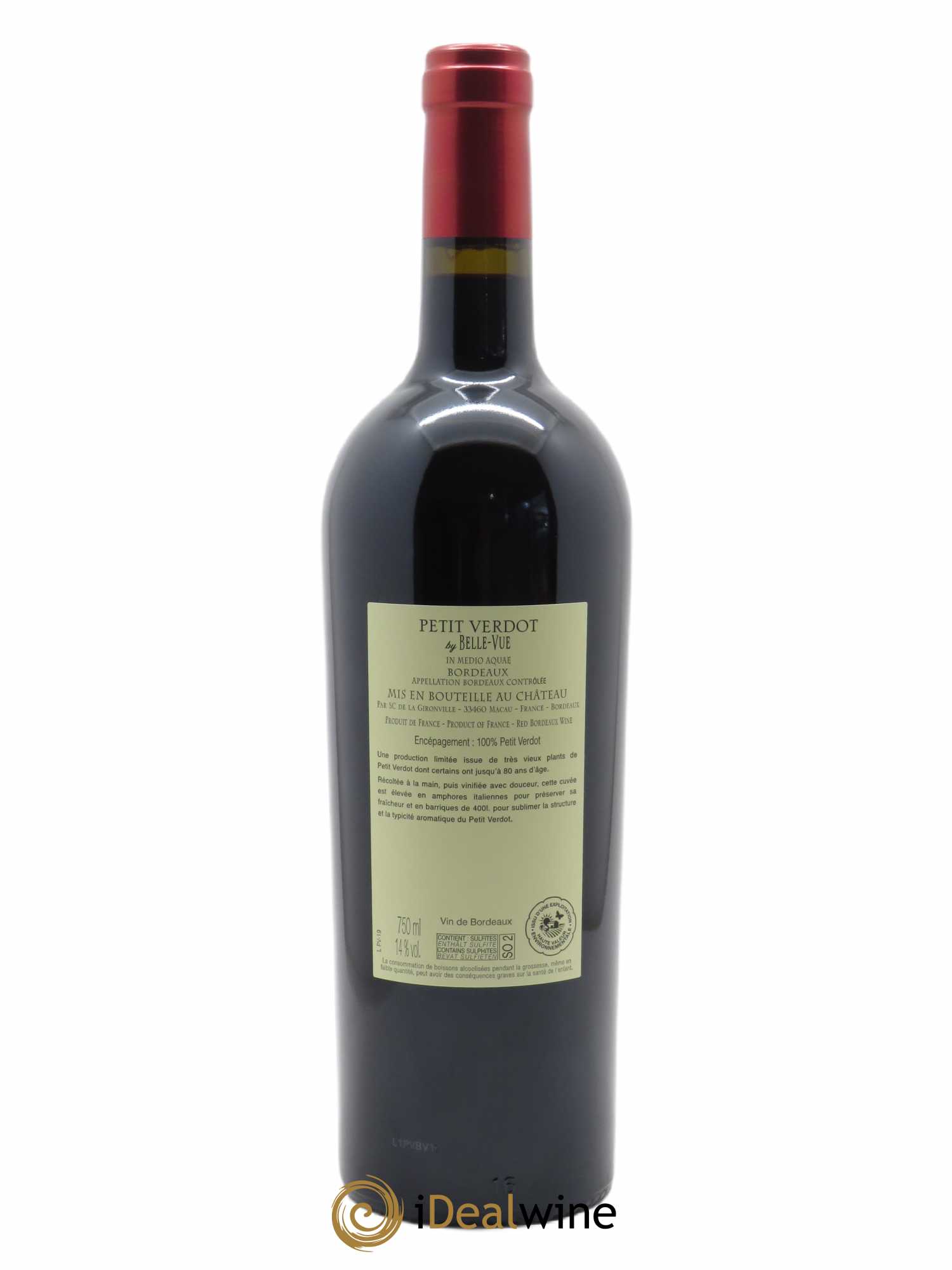 Petit Verdot by Belle-Vue (CBO à partir de 6 bts) 2019 - Lot de 1 Bouteille