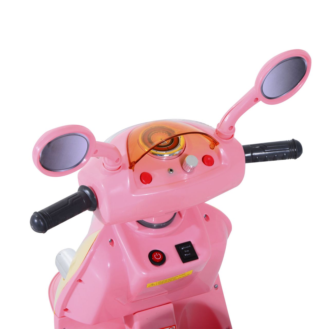 HOMCOM Kindermotorrad Kinderelektroauto Elektromotorrad Kinderfahrzeug mit Musik