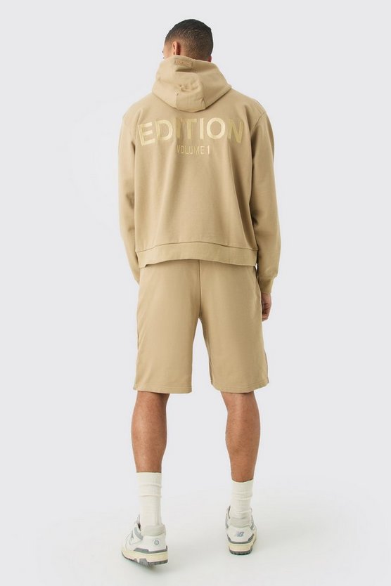 Kastiger Oversize Hoodie mit Reißverschluss