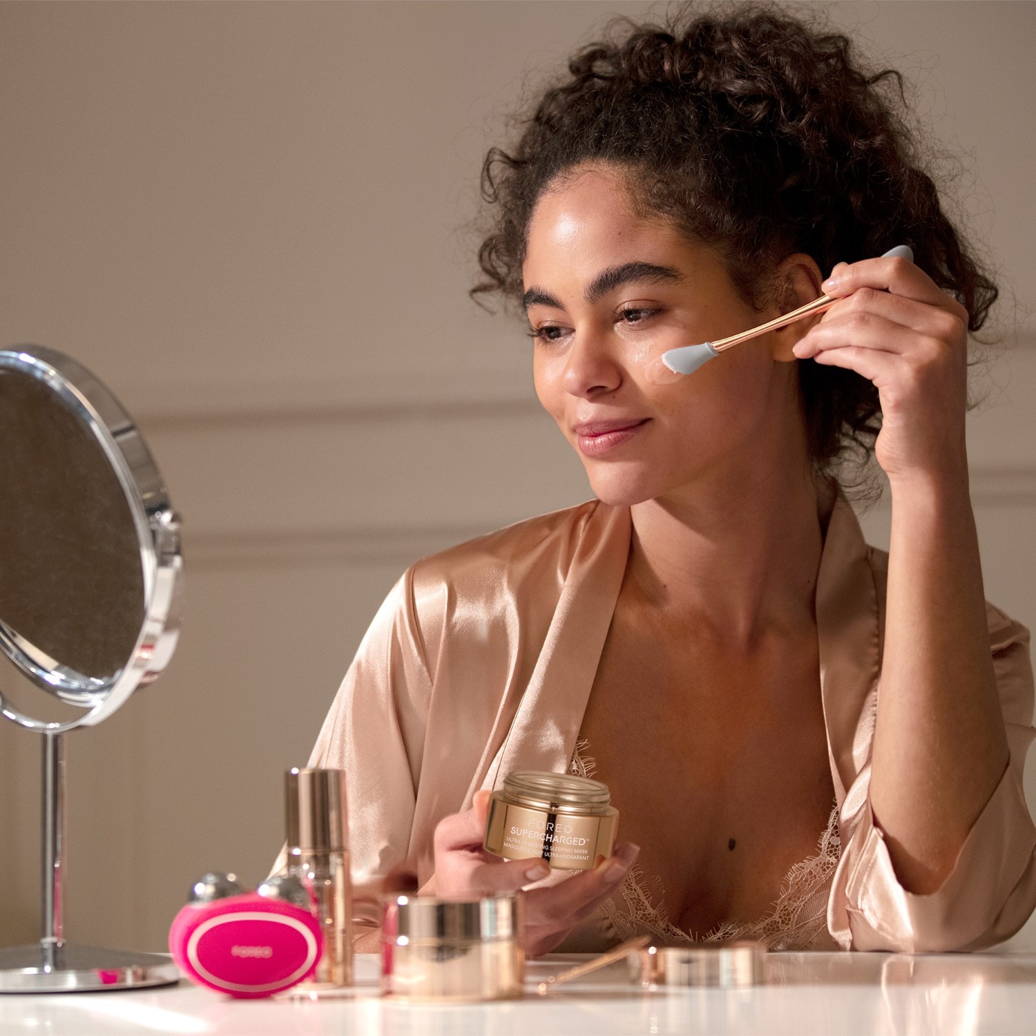 Maschera da notte ultra-idratante FOREO Supercharged