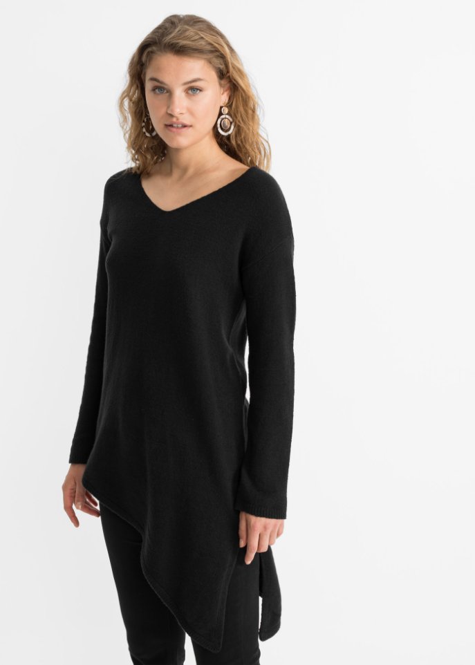 Asymmetrischer Pullover