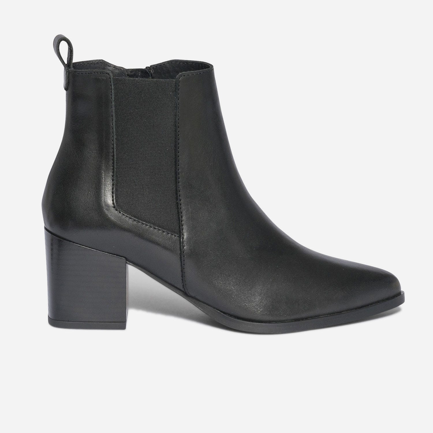 Boots TEXTO noir éco-conçu en cuir