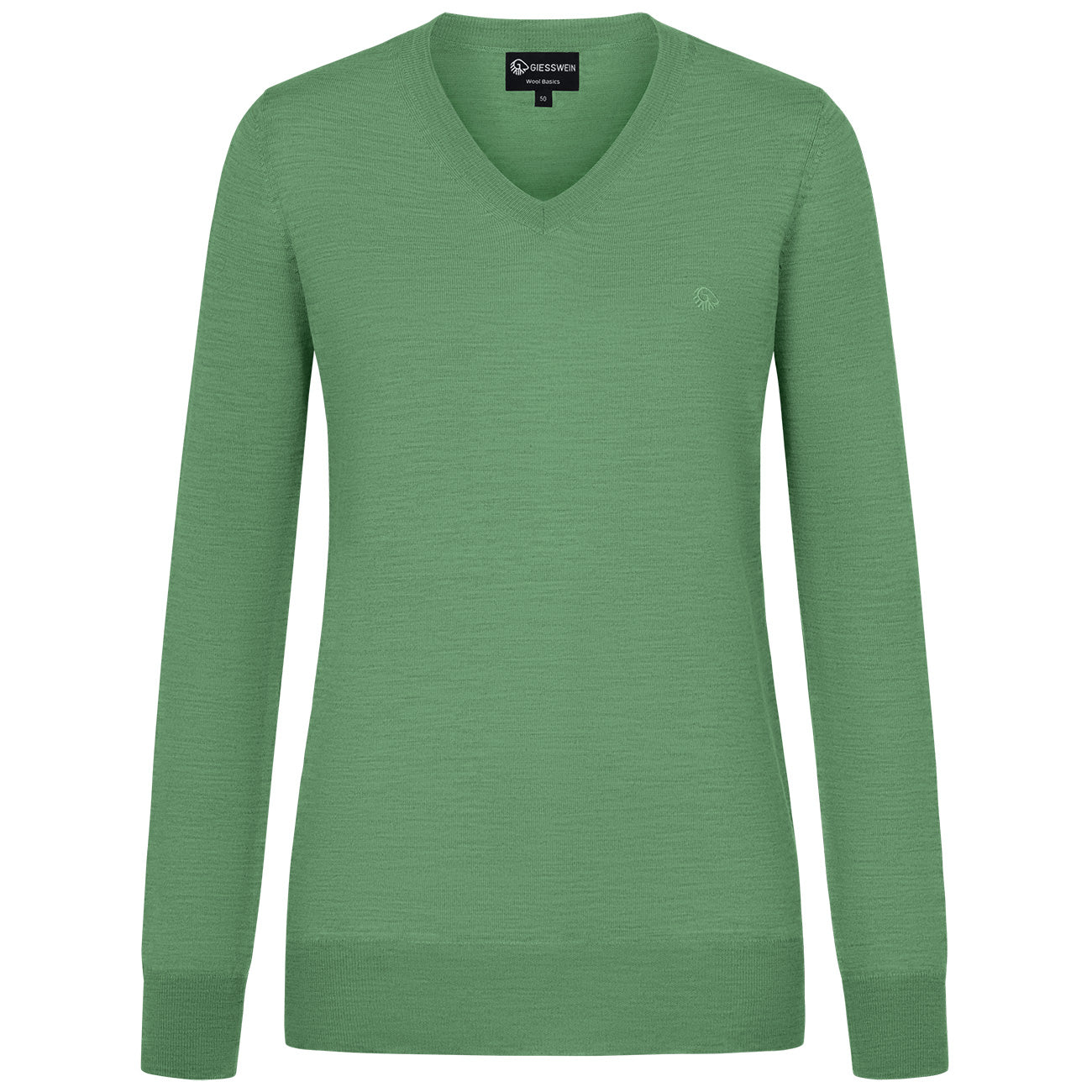 Baumwollpullover V-Ausschnitt Damen