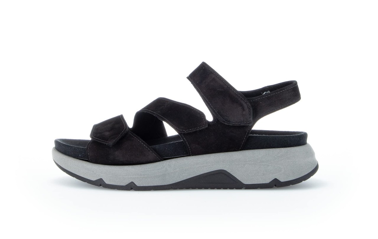 GABOR Komfort Sandalen schwarz