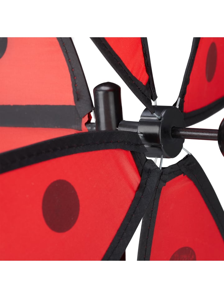 relaxdays 2x Windrad in Rot/Schwarz - (B)36,5 x (H)76,5 x (T)51,5 cm günstig kaufen onesize