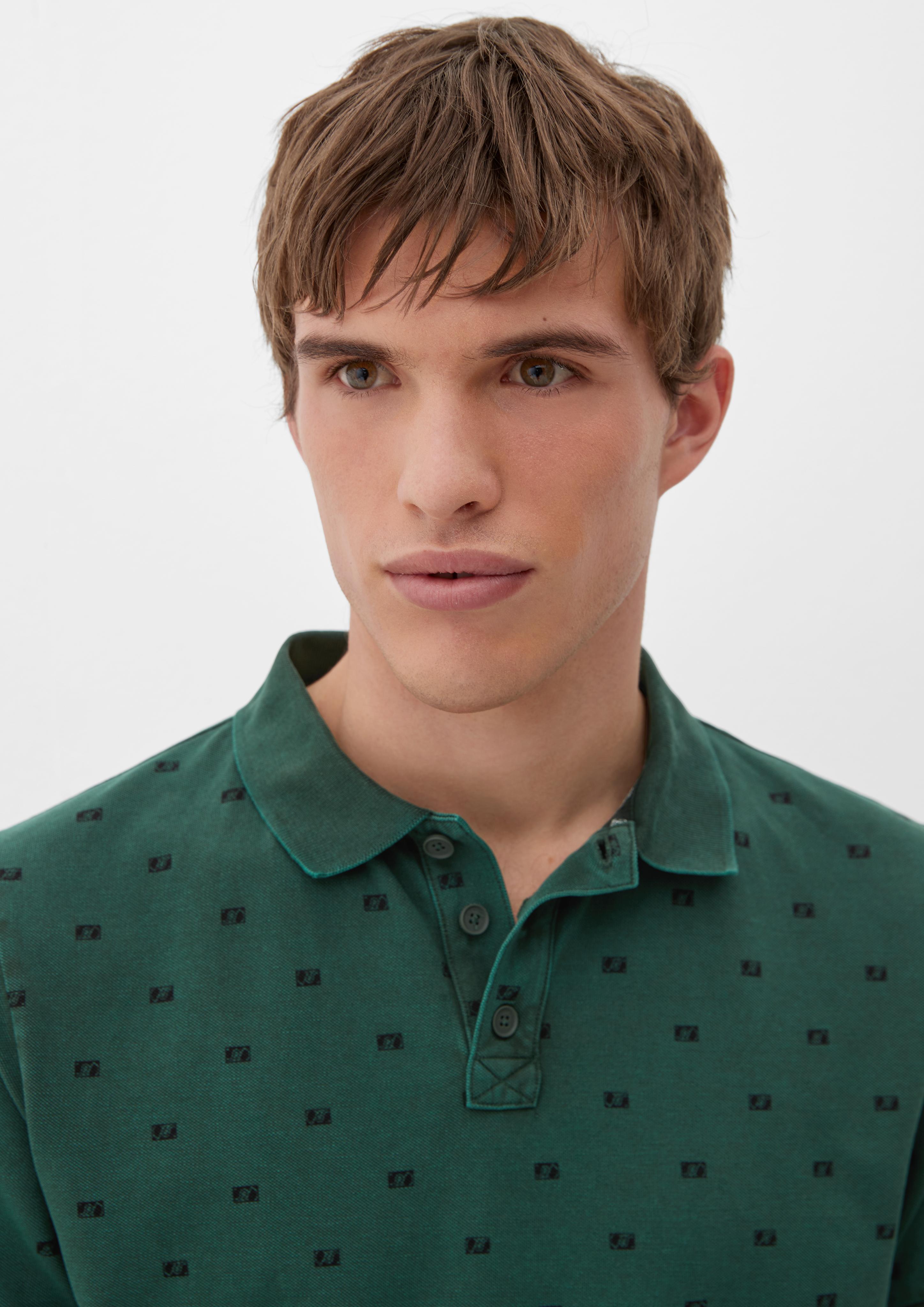 Poloshirt mit Muster-Print  2131688-78A1