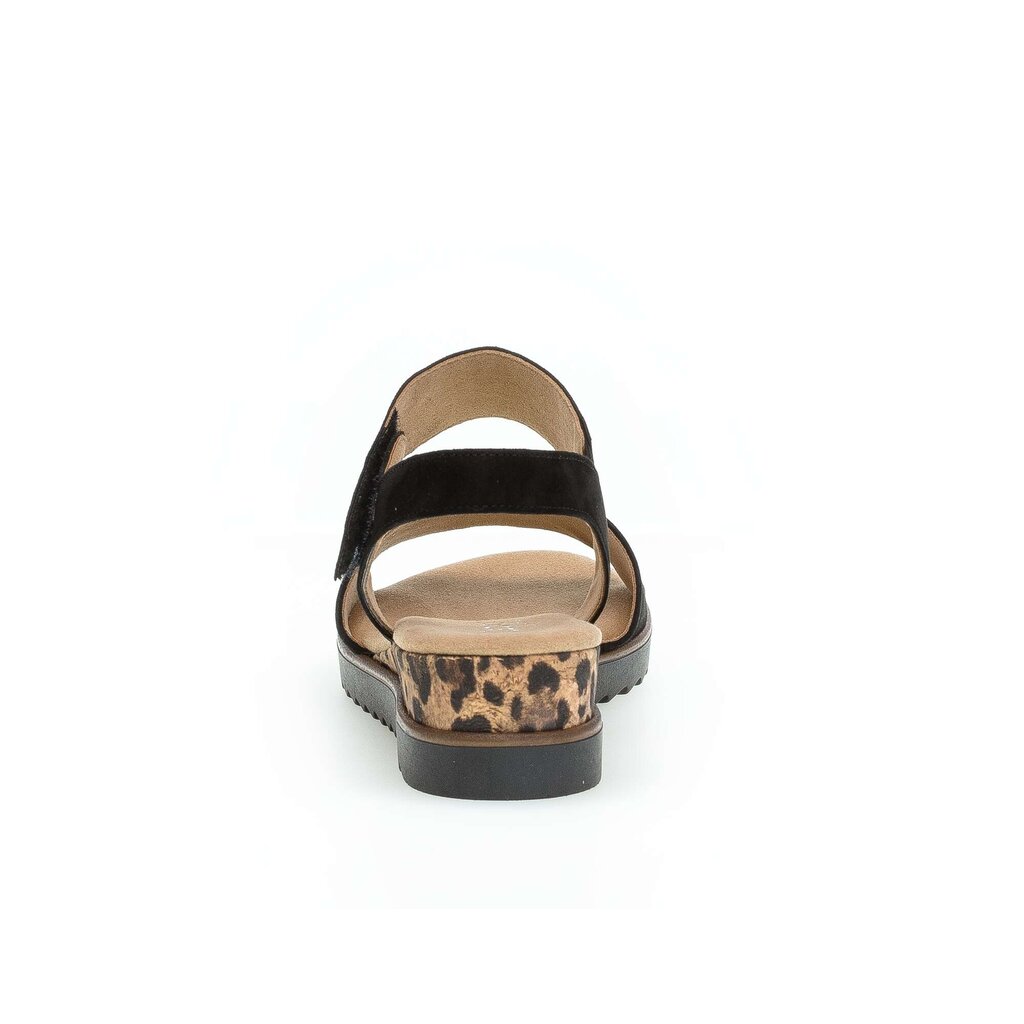 Gabor comfort Keilsandalette schwarz
