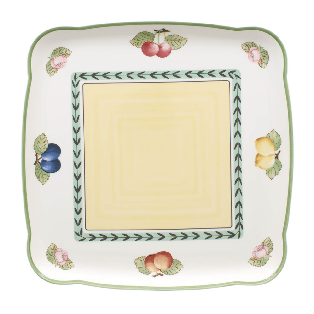 Villeroy & Boch Plat carré Charm & Breakfast French Garden vaisselle