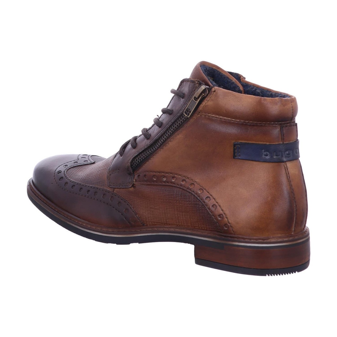 BUGATTI Freizeit Schnürer braun Schuhe