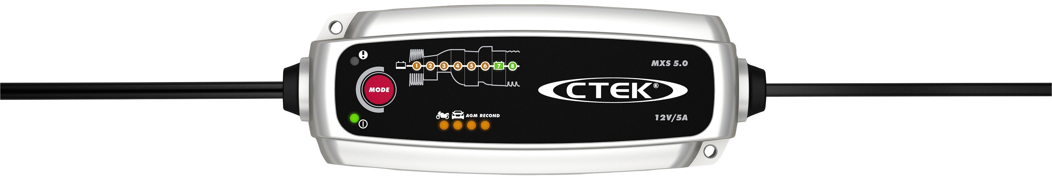 CTEK MXS 5.0 Batterie-Ladegerät (eingebaute Anpassung der Ladespannung an die Umgebungstemperatur)