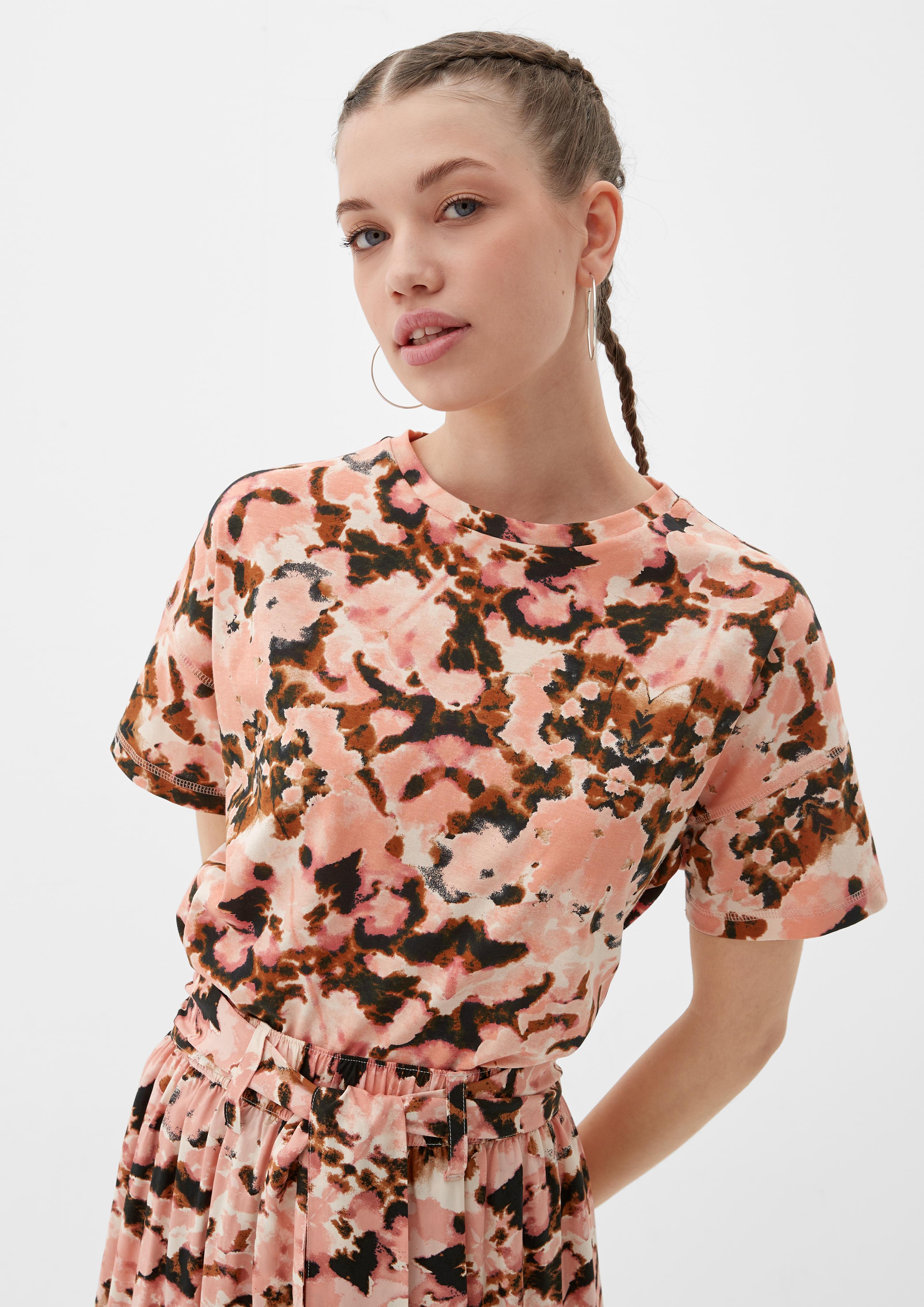 Baumwollshirt mit Allover-Print  2131309-20A3