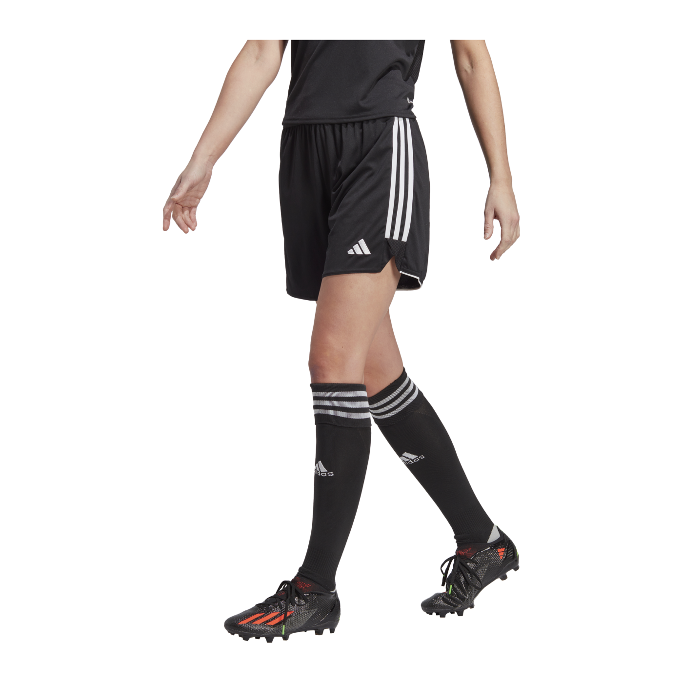 adidas Tiro 23 Short Low Damen Schwarz Weiss