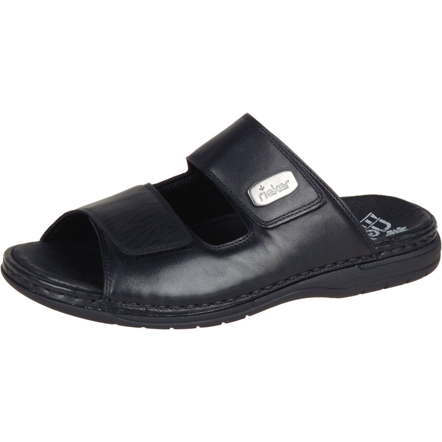 Rieker 25590, Pantoletten & Badeschuhe, Herren, Schwarz