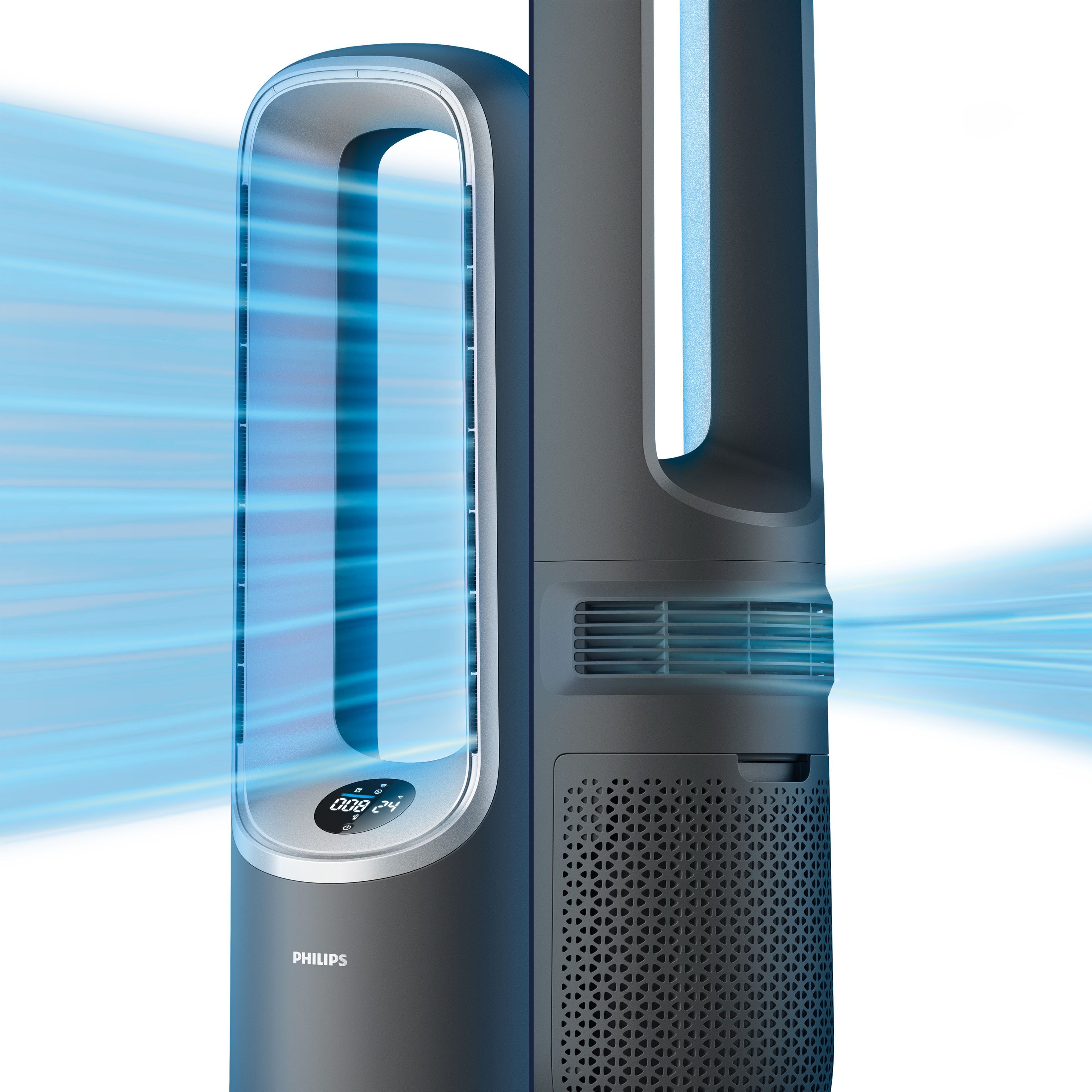 Philips Luftreiniger AMF870/15 Air Performer 8000 Serie, für 70 m² Räume, 3in1 Heiz- und Kühlfunktion, für Allergiker geeignet