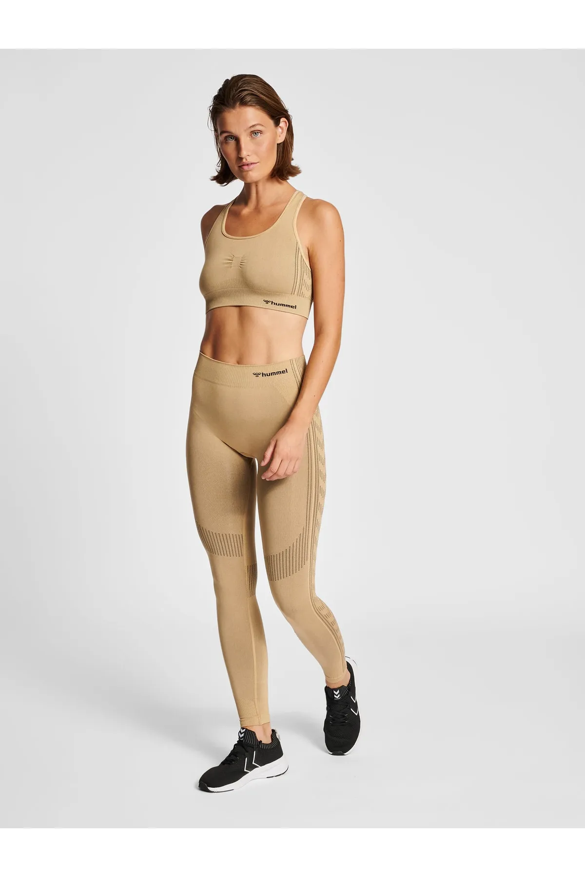 hummel  Sport-Leggings - Gelb - Mittlerer Bund