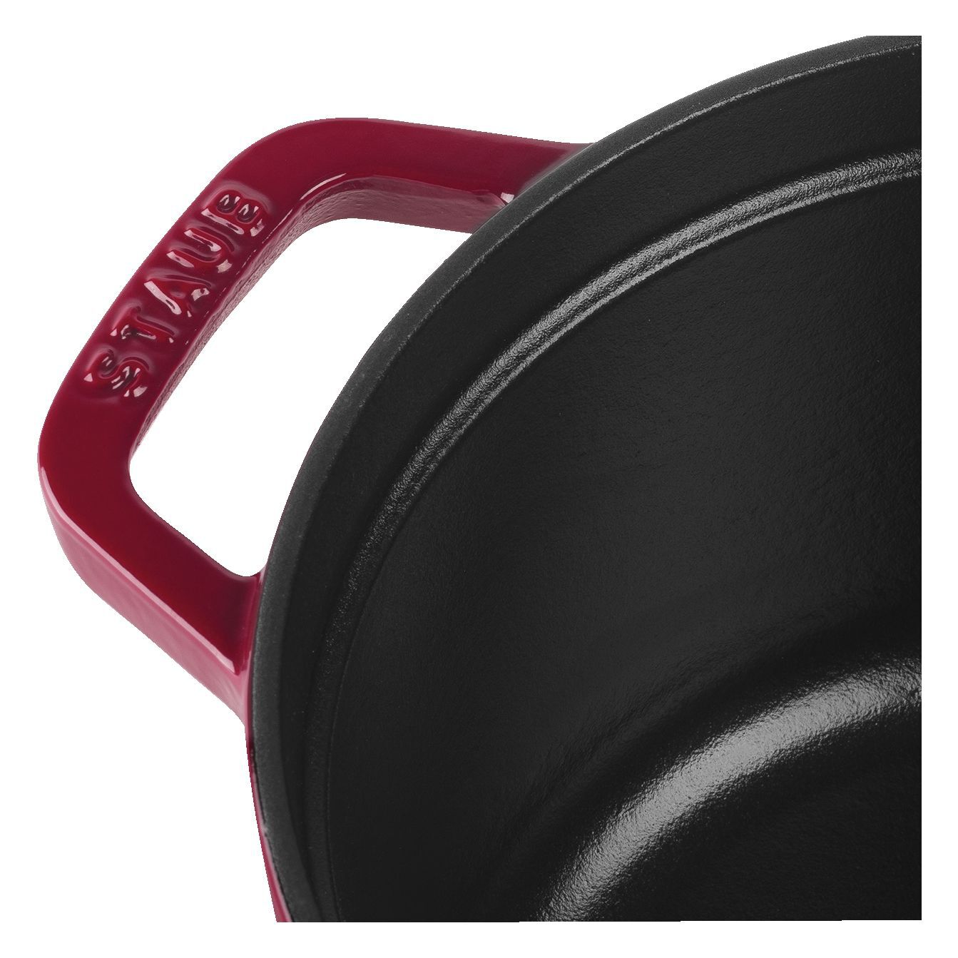 Cocotte 31 cm, oval, Bordeaux, Gusseisen