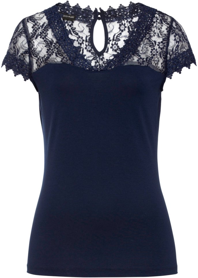 Shirt mit Spitze