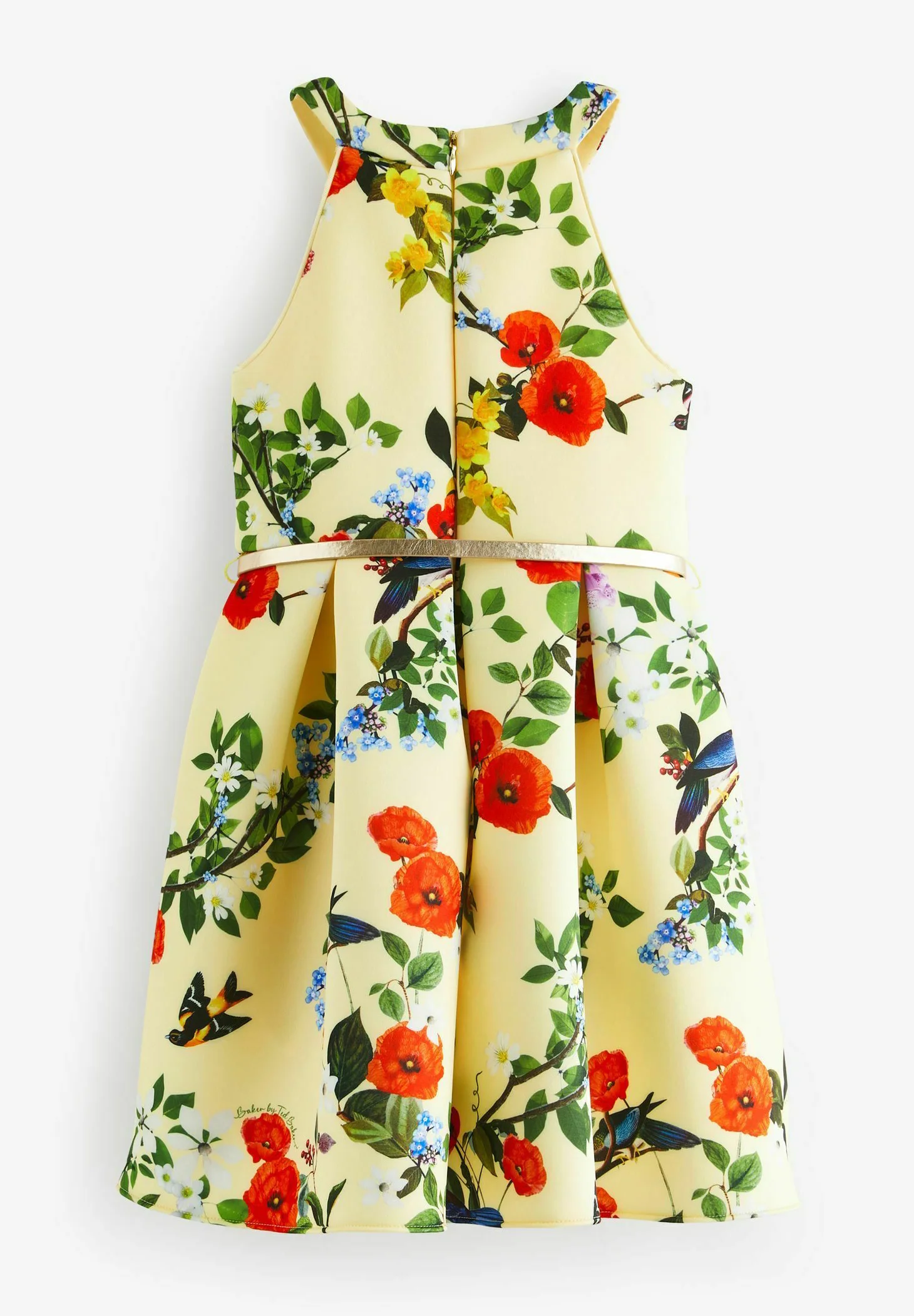 Baker by Ted Baker - Vestido elegante con cinturón floral - AJUSTE REGULAR
